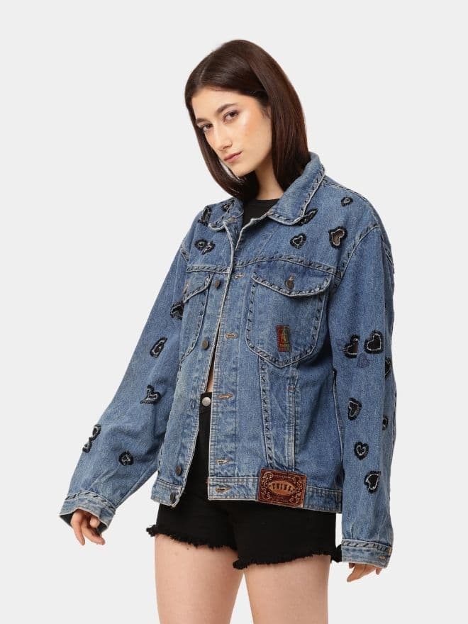 Love Cutout Rework Jacket thumbnail 4