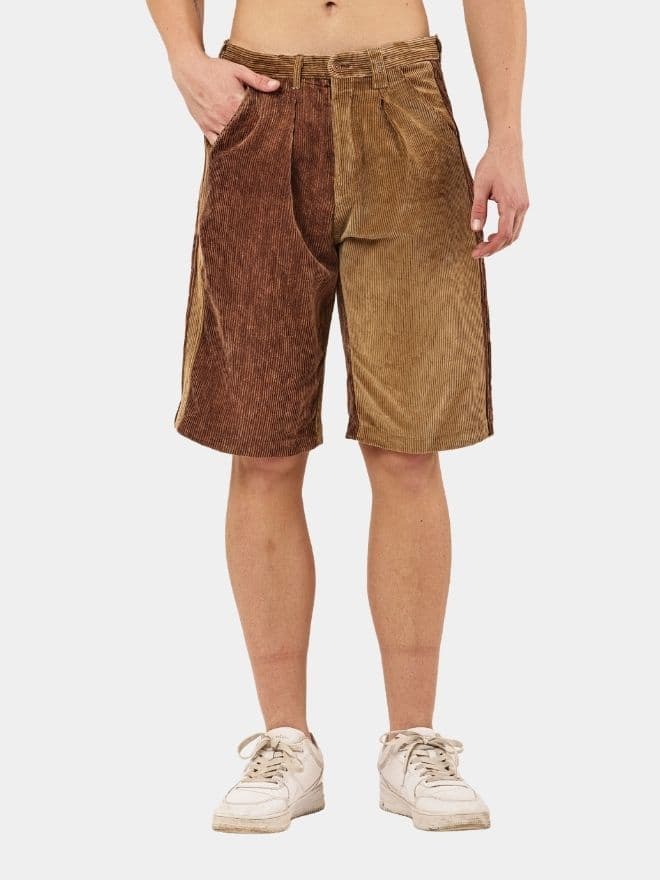 Corduroy Jorts – Beige Tonal — image 1 of 10