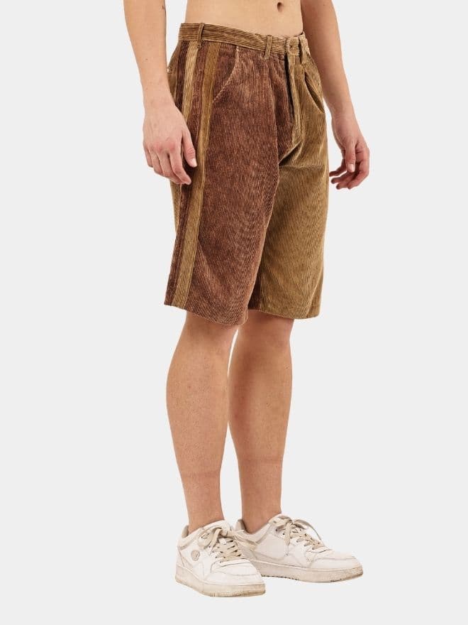 Corduroy Jorts – Beige Tonal thumbnail 4