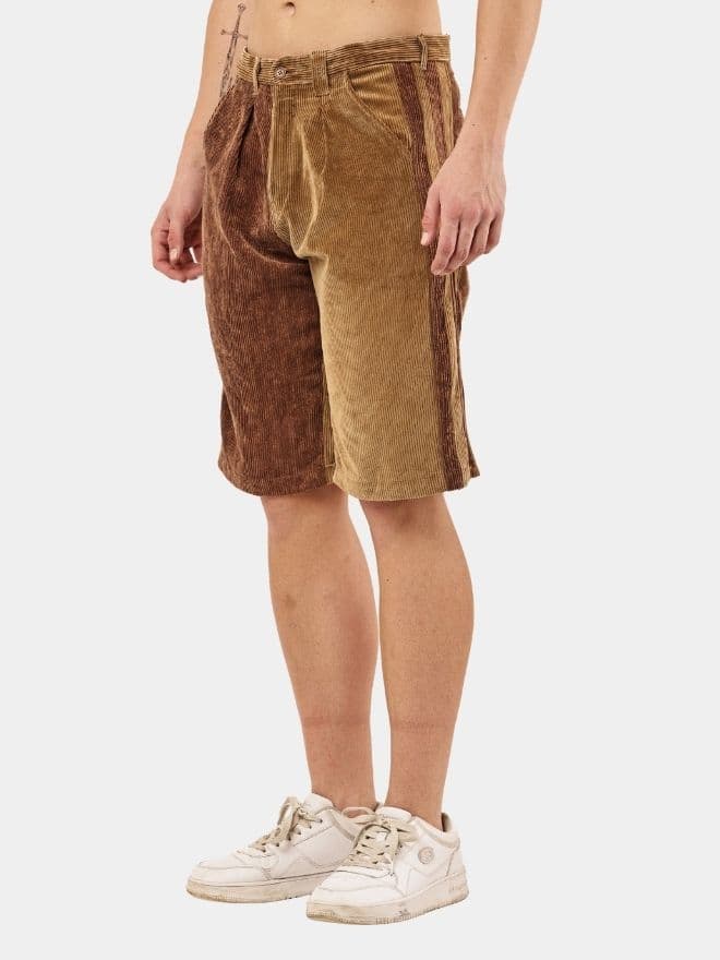 Corduroy Jorts – Beige Tonal thumbnail 3