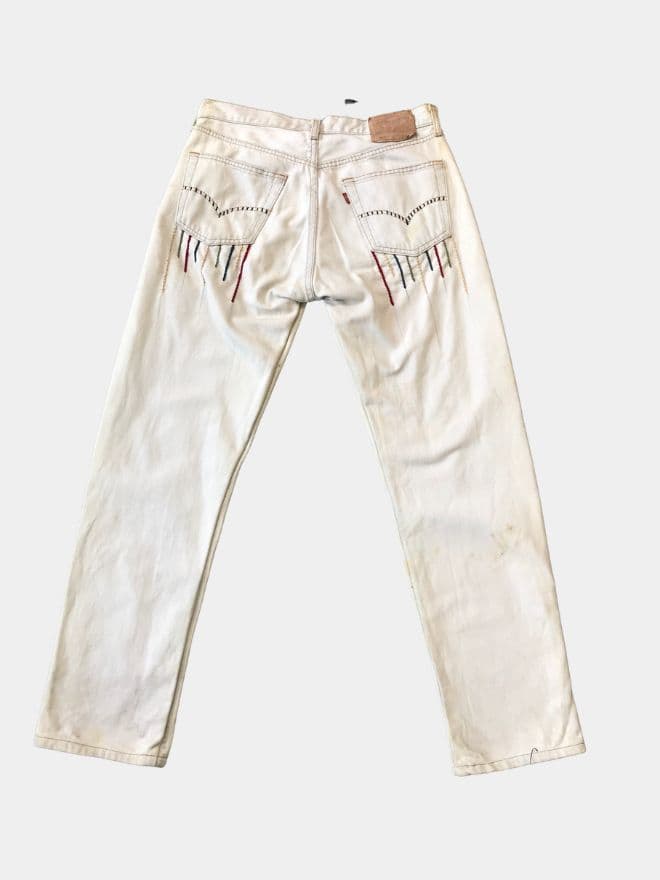 Off-White Levi’s 501 with Lion & Anchor Embroidery thumbnail 2