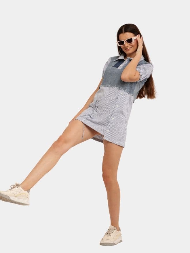 Formal Fusion with Denim — image 1 of 9