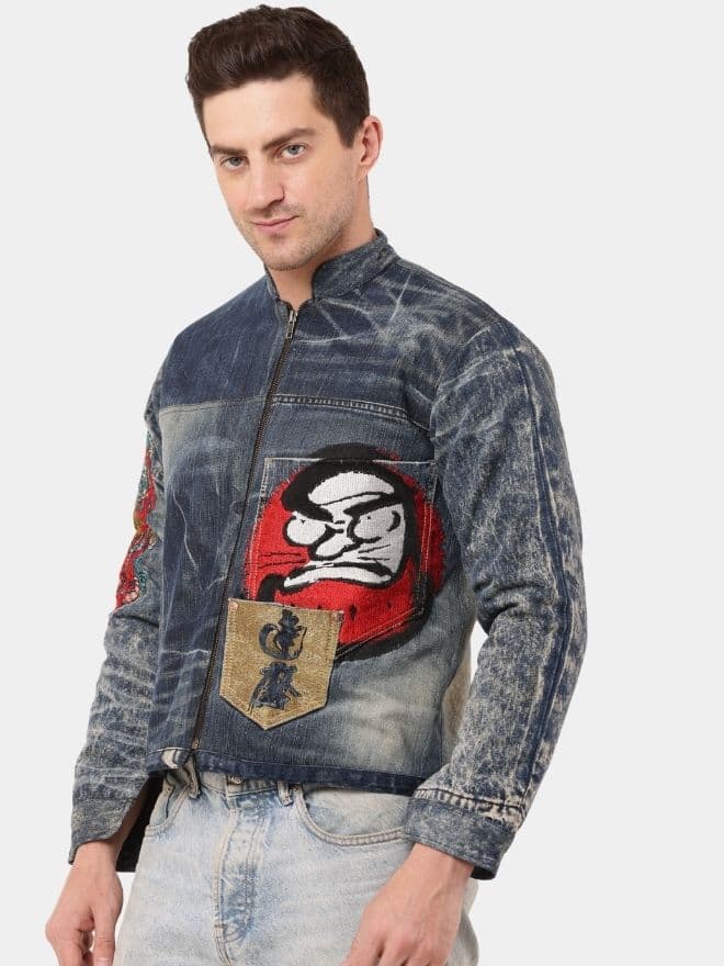 Japanese Nehru Collar Jacket thumbnail 4