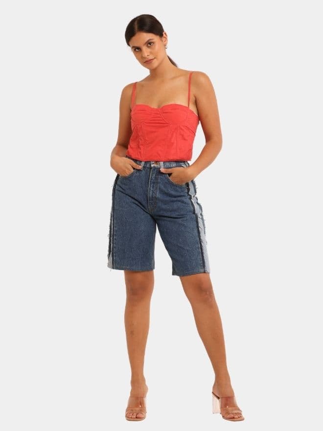 Side Panel Jorts — image 1 of 8