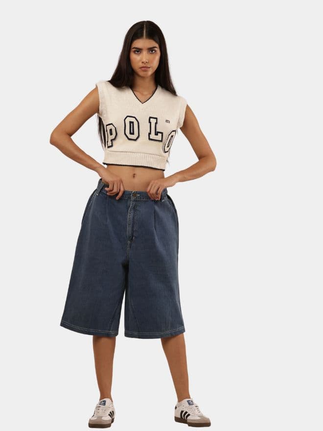 Carhartt Carpenter Jorts – Wide Leg Utility Denim Shorts thumbnail 2