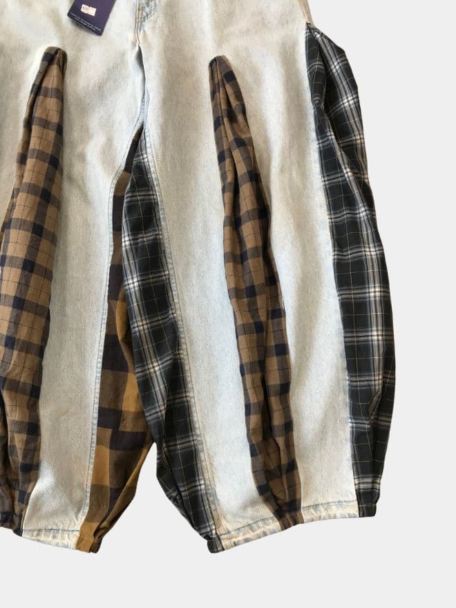 Balloon Harem Pant – Upcycled Denim & Cotton Baggy Trousers thumbnail 3