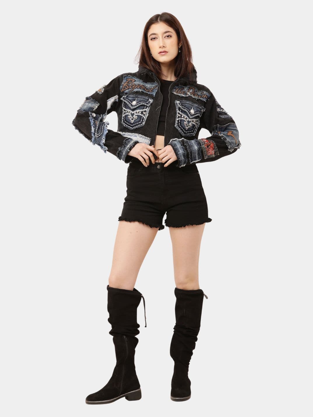 Retro Rush Crop Jacket thumbnail 3