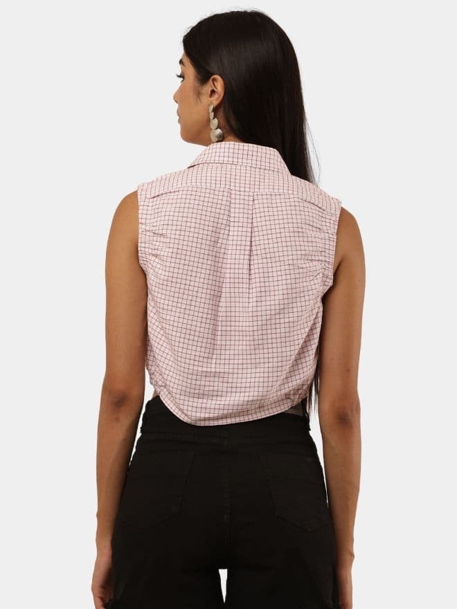 Sleeveless Crop Shirt Top Bundle thumbnail 3
