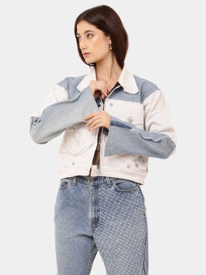 Wing Graphic Denim Jacket — image 1 of 18