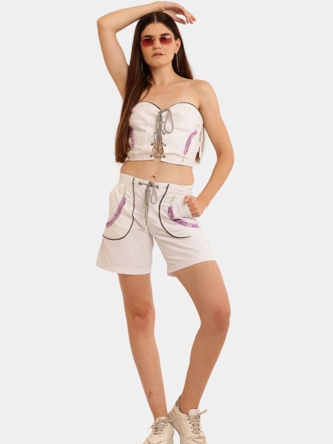 Fresh Lavender  Denim Co-Ord Set thumbnail 3