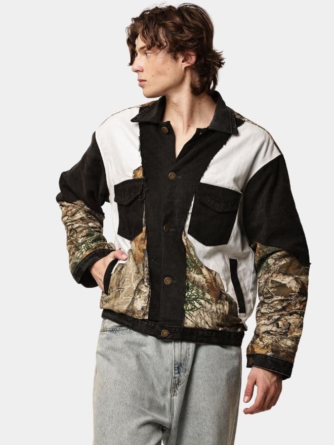 Jacket Crafted from Realtree & Vintage Denim — image 1 of 24
