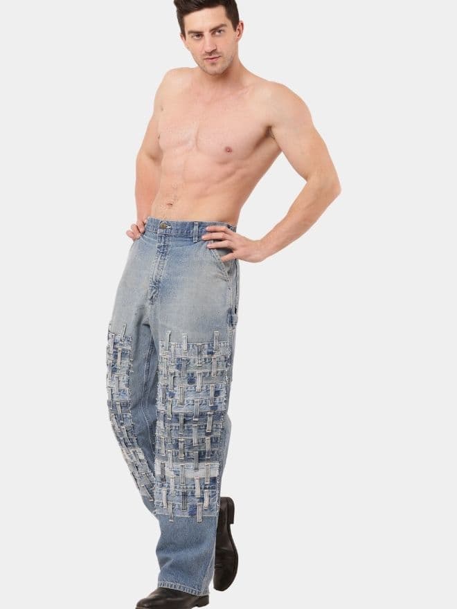 Loop Double Knee Denim Pant alternate