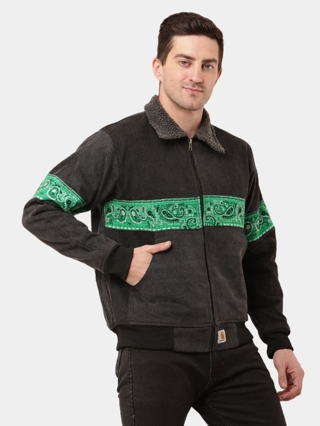Bandana Denim Jacket — image 1 of 6