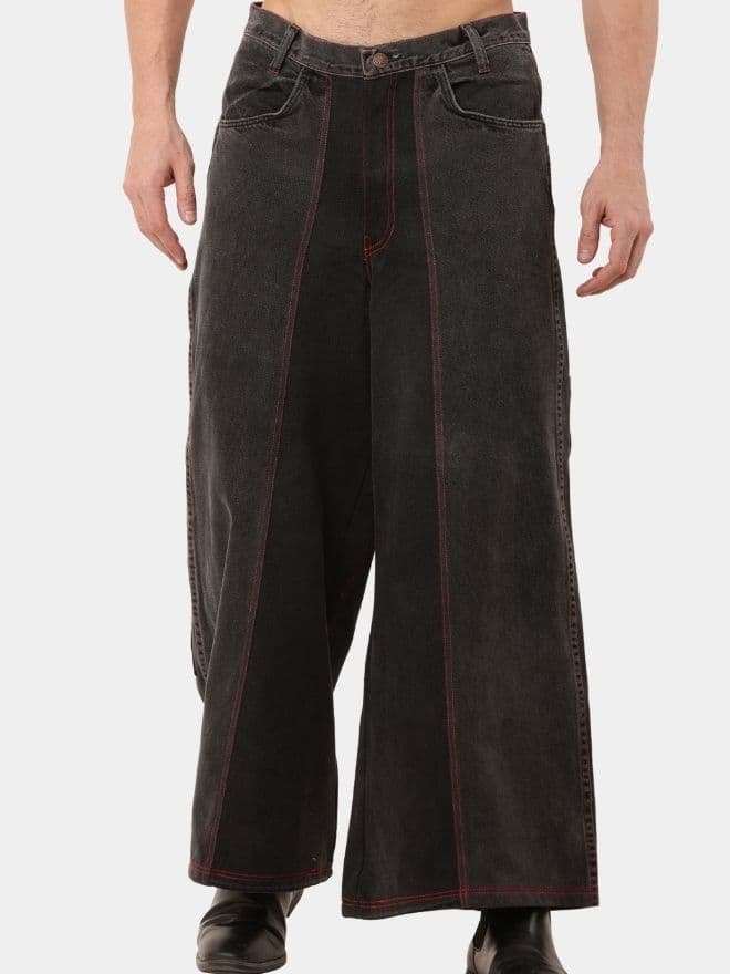 Y2K RAV Skater Patchwork Denim Pants thumbnail 3