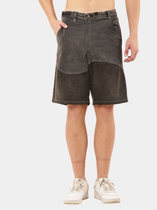 Two Shades Upcycled Shorts