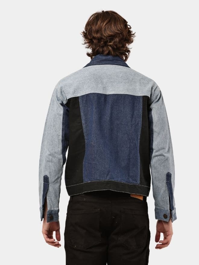 Vintage Duo-Tone Denim Jacket thumbnail 3