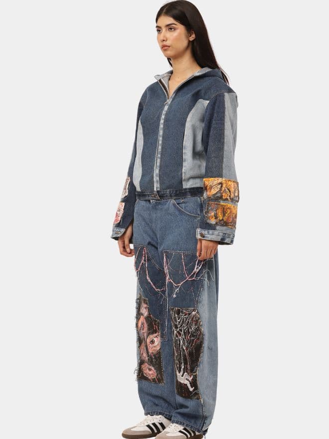Echoes of Identity – Handprinted Denim thumbnail 4