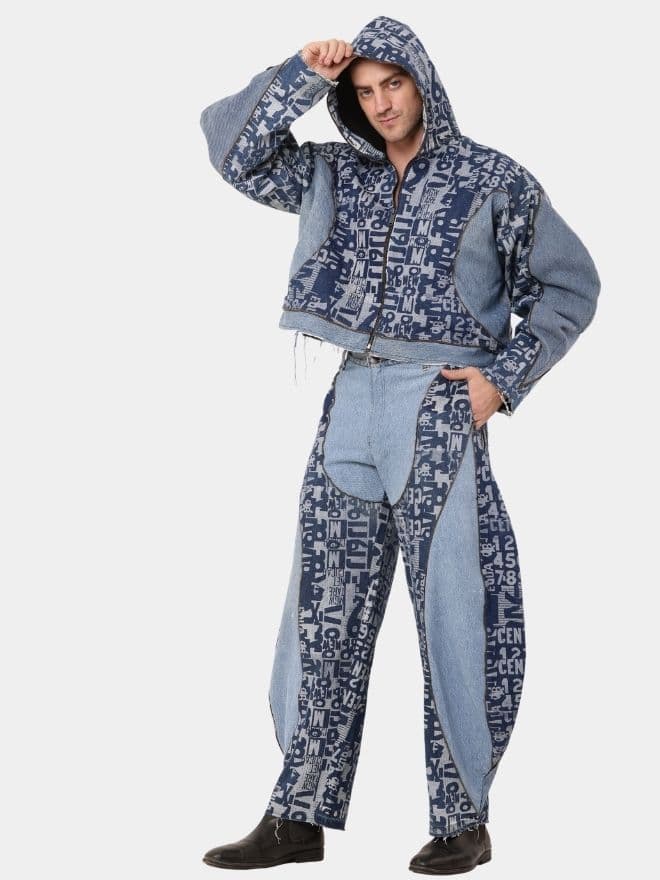 Revolt Set – Upcycled Levi’s Statement Ensemble thumbnail 4