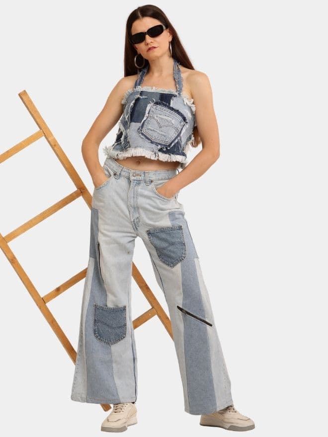 Distress Tonal Denim Set thumbnail 4