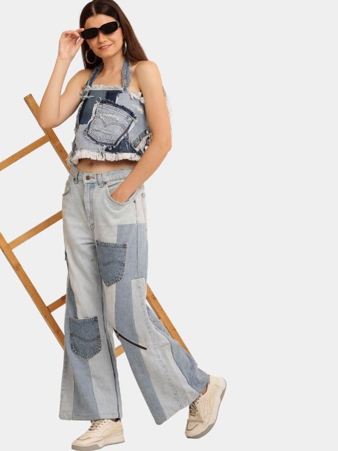 Distress Tonal Denim Set thumbnail 3