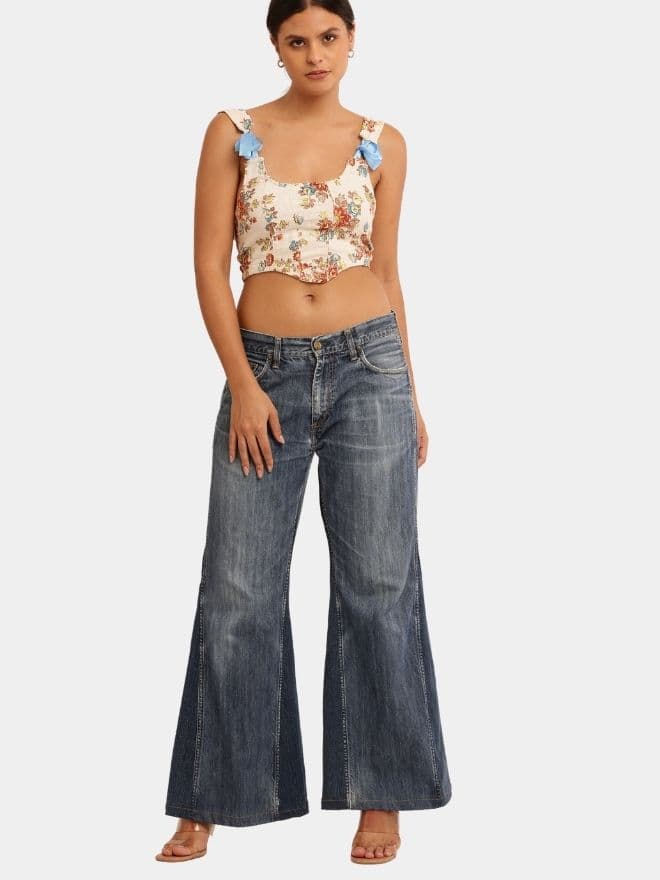 Biege Tapestry Corset alternate