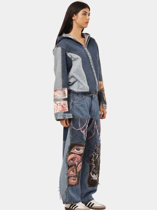 Echoes of Identity – Handprinted Denim thumbnail 3