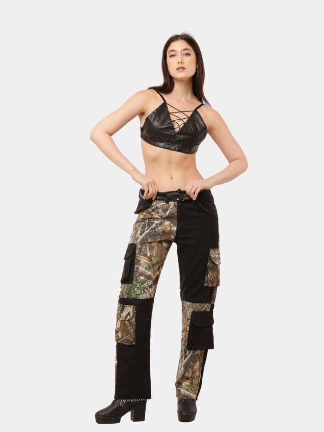 Realtree Panel Cargo Pant – Camo & Black Hybrid Utility thumbnail 4