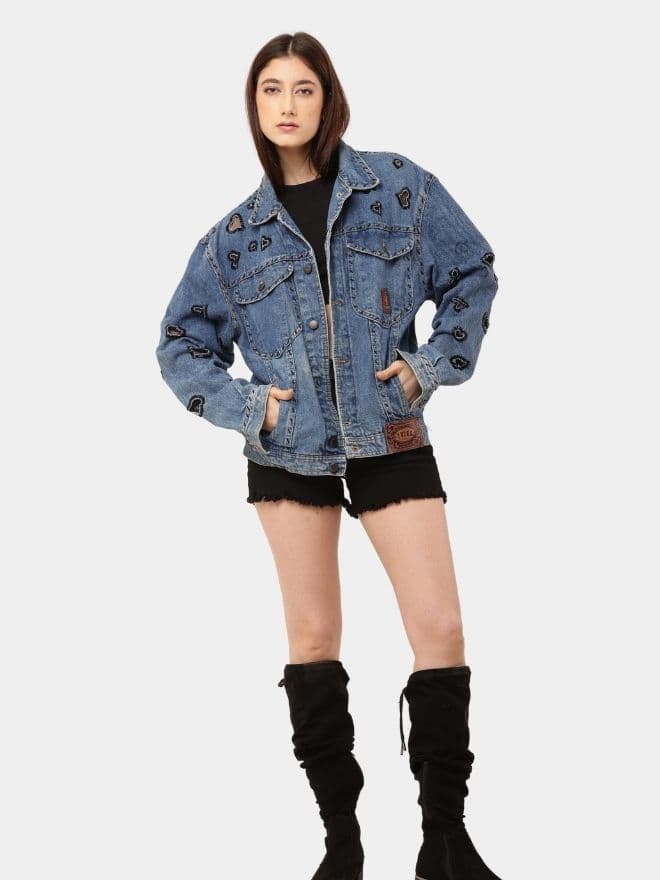 Love Cutout Rework Jacket