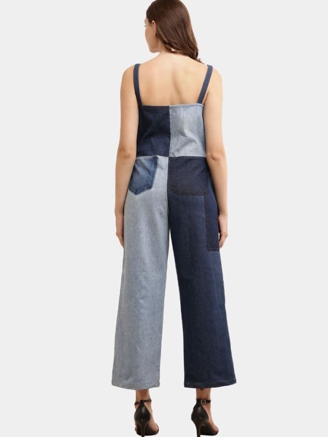 The Denim Jumpsuit – Tonal Panel Vintage Utility thumbnail 2