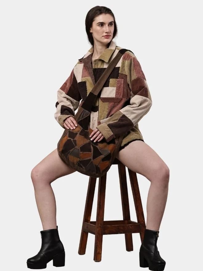Corduroy Patchwork Jacket thumbnail 4