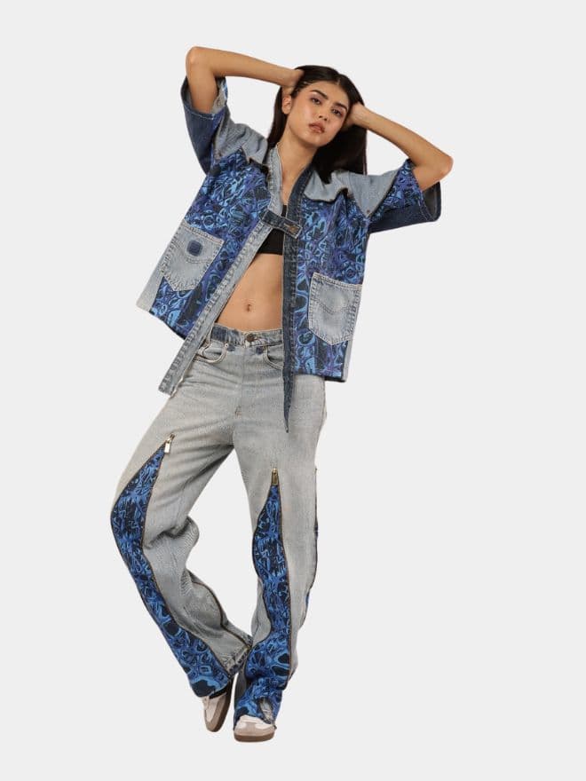 Indigo Patchwave Co-ord — image 1 of 13