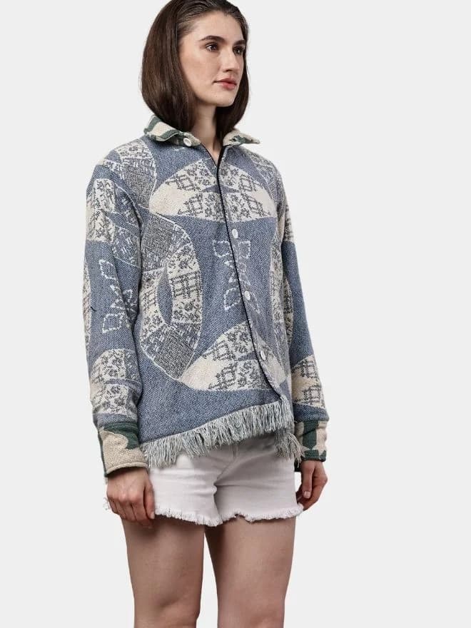 Tapestry Blanket Reworked Jacket thumbnail 4