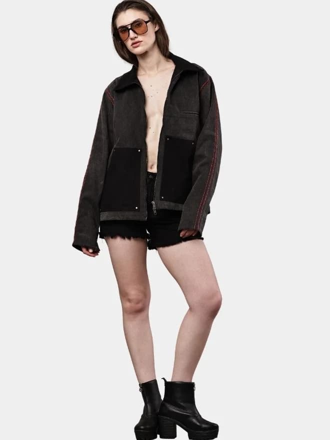 Carhartt Double Knee Patch Denim Jacket thumbnail 2
