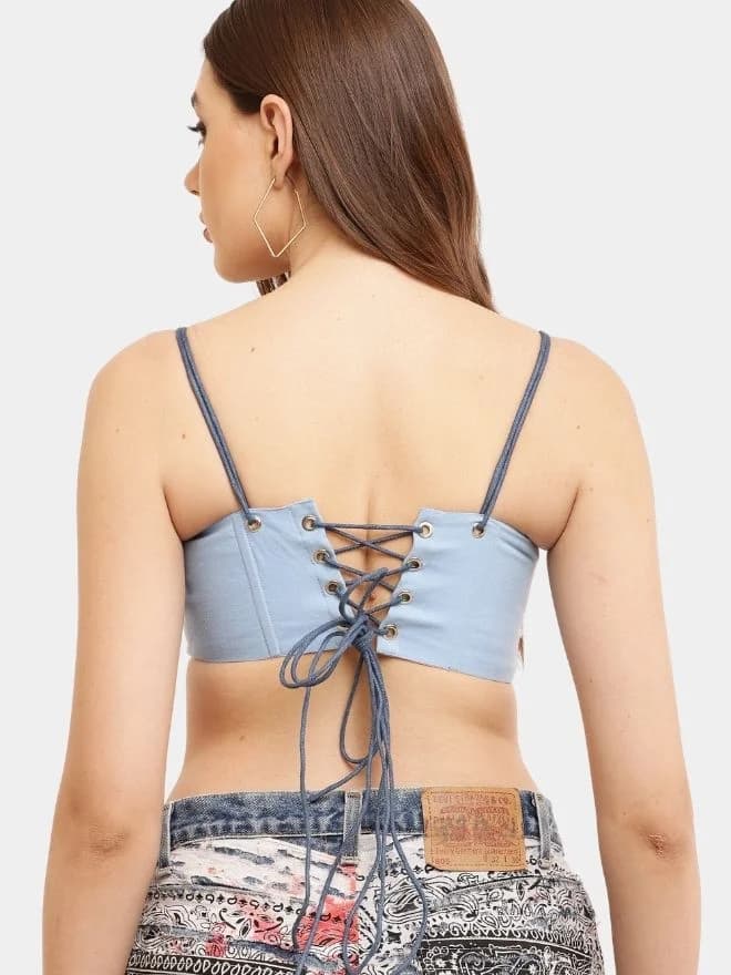 Punk Bandana Levi’s Jeans & Reworked Polo Corset Set thumbnail 3