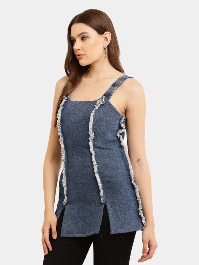 Wrangler Denim Micro Mini Dress thumbnail 3