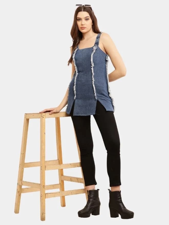 Wrangler Denim Micro Mini Dress thumbnail 2