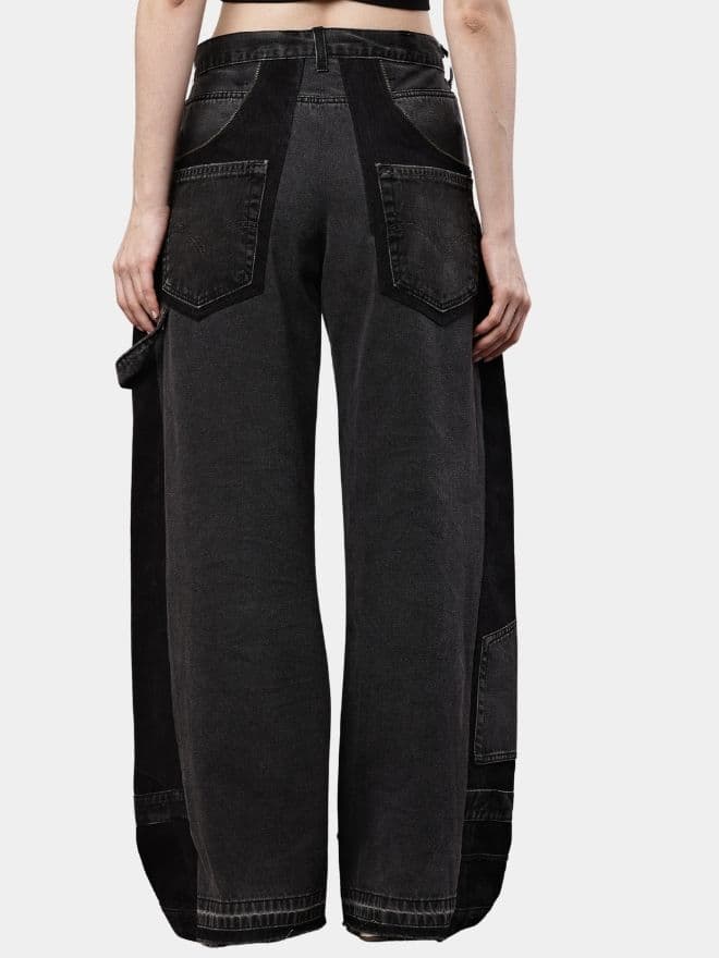 Dual-Tone Baggy Carpenter Pants thumbnail 2