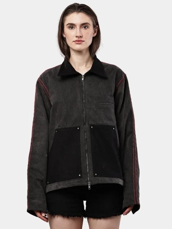 Carhartt Double Knee Patch Denim Jacket — image 1 of 16
