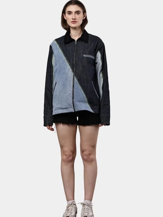 Denim Jacket with Contrast Thread Work thumbnail 4