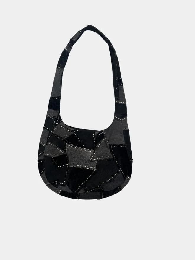 Mixed Denim Patchwork Tote Bag thumbnail 2