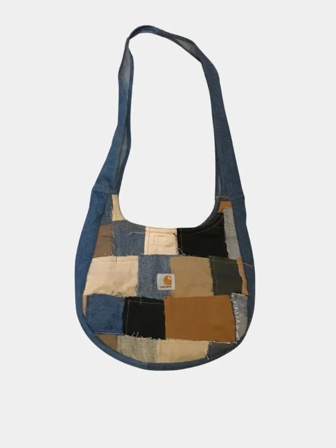 Reworked Denim x Carhartt Patchwork Shoulder Bag — image 1 of 2