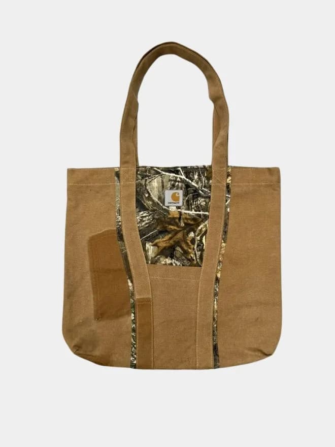 Upcycled Realtree × Canvas Tote Bag thumbnail 2