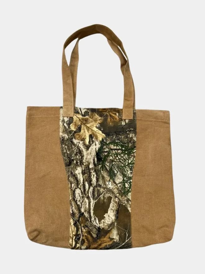 Upcycled Realtree × Canvas Tote Bag — image 1 of 4