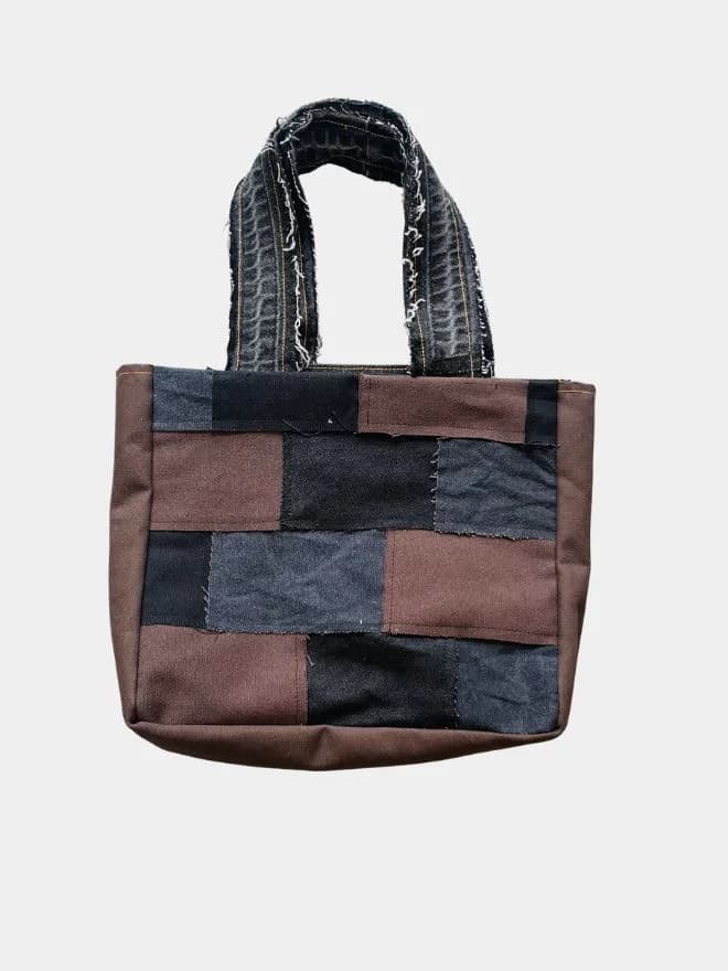 Vintage Pant Patchwork Tote Bag thumbnail 2