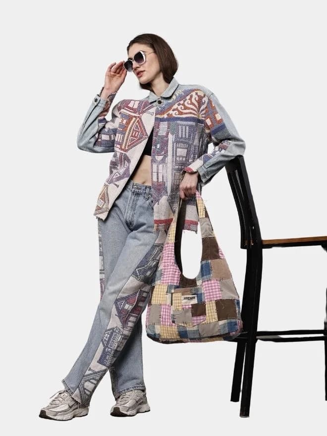 Levi’s Tapestry Denim Set –  Pattern Pants & Denim Tapestry Jacket thumbnail 2