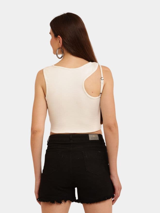 Asymmetrical Vintage Inspired Floral Top thumbnail 3