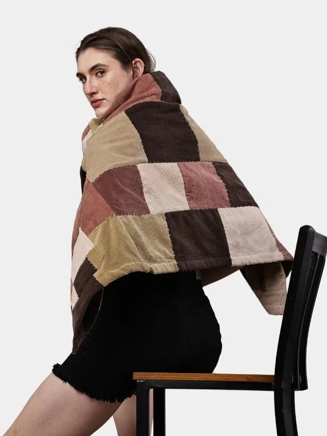 Corduroy Patchwork Jacket — image 1 of 15