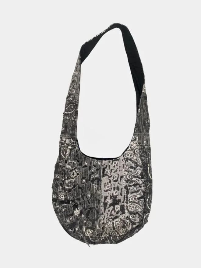Bohemian Paisley Thai Cotton Sling Bag thumbnail 2