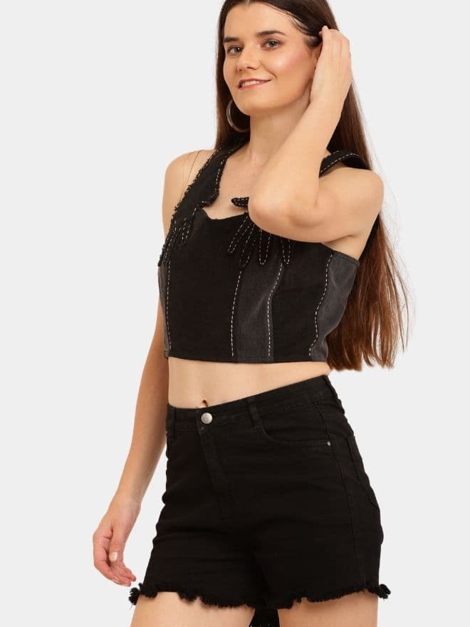 Charcoal Panel Top alternate