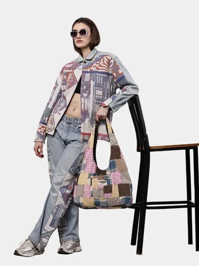 Levi’s Tapestry Denim Set – Pattern Pants & Denim Tapestry Jacket — image 1 of 21